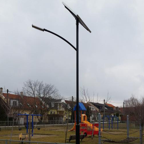 Budapest, playground solar lighting