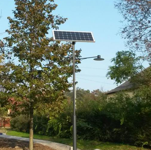 Dunakeszi, Ordass Park, solar public lighting