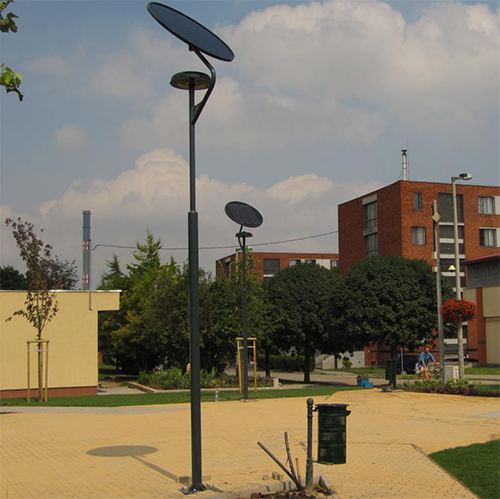 Százhalombatta, solar walkway lighting