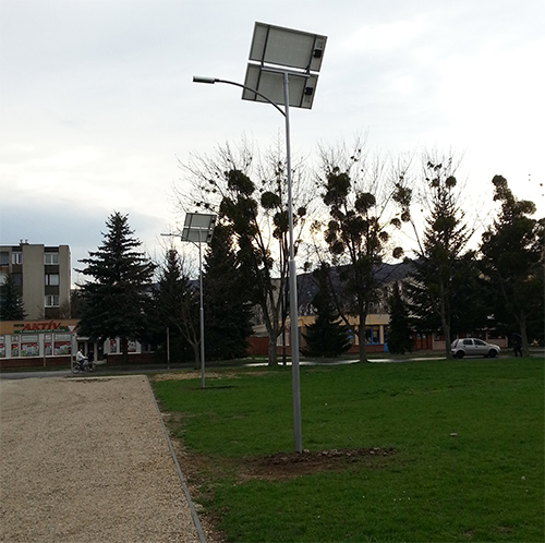 Kőszeg, solar field lighting
