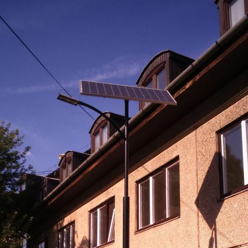 Budapest, Kérő street, Elders park solar walkway lighting